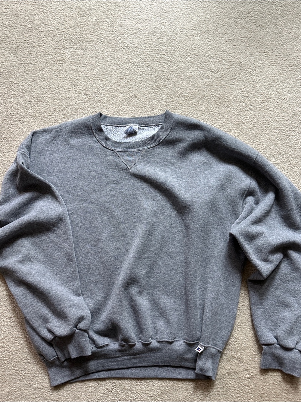 Vintage Russell Athletic Gray Crewneck Sweatshirt